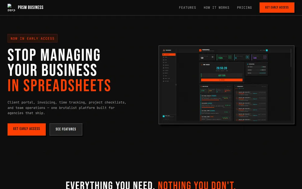 PRSM Business — B2B SaaS
